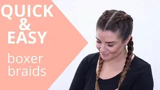 How To: Boxer Braids (Dutch Braids)