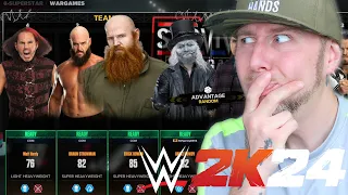 WWE 2K24 we see the NEW WYATT FAMILY take on THE JUDGEMENT DAY