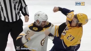 Adam McQuaid vs Derek Grant Jan 12, 2017