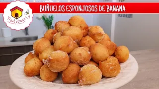 EN 5 MINUTOS buñuelos de banana ECONOMICOS para el mate