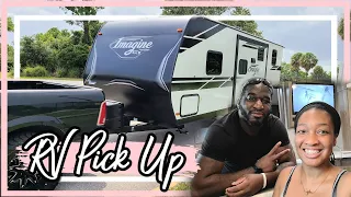 PICKING UP OUR NEW GRAND DESIGN IMAGINE XLS 23BH | RV CAMPSITE