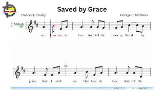 GABC - SAVED BY GRACE | BAPTIST HYMN | VOCAL GUIDE SHEET MUSIC