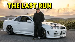 The Last Drive With My R34 GTR in Japan.. | RIPPING JAPAN MOUNTAIN ROADS