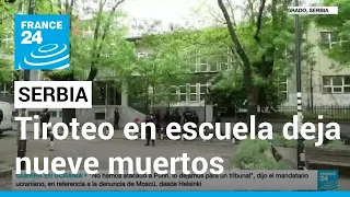 Tiroteo protagonizado por joven de 13 años en escuela de Serbia dejó al menos nueve muertos