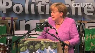 Die Rede von Angela Merkel auf dem "Gillamoos" in voller Länge