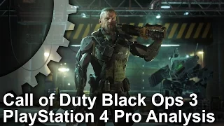 [4K] Call of Duty Black Ops 3 PS4 Pro Analysis + Comparison