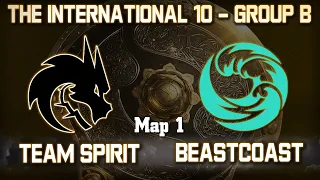 TEAM SPIRIT vs BEASTCOAST - 1 карта / Bo2 - Группа B / The International 10 [Adekvat & Lost]