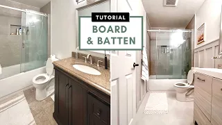 DIY Board & Batten | Cost $120 | STEP BY STEP | Build from Scratch