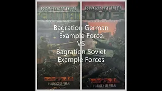 Flames of War Battle Report: Bagration Germans VS Bagration Soviets Dust Up