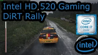 Intel HD 520 Gaming - DiRT Rally - Skylake i3-6100U, i5-6200U, i7-6500U, Surface 4 Pro