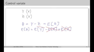 MC simulations:  3.2 Control variate