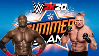 BOBBY LASHLEY VS BROCK LESNAR WWE CHAMPIONSHIP | WWE2K20