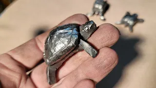 How to Forge one piece Turtle. Blacksmith forging one piece turtle process  Let's Go