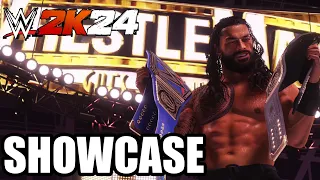 WWE 2K24 Wrestlemania Showcase Full Gameplay Walkthrough