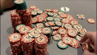 We Have QUADS And Player Is All In! Cracking Aces In RIDICULOUS Pot!! Poker Vlog Ep 245