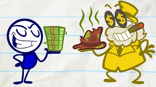 Pencilmate Pays BIG Money For a NEW Hat! - Pencilmation India | Animation | Cartoons | Pencilmation