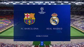 EAFC 24 | FC Barcelona vs Real Madrid - Final UEFA Champions League - Español Latino (Gameplay PS4)