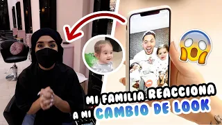 MI FAMILIA REACCIONA A MI CAMBIO DE LOOK 😱 Kimberly Loaiza