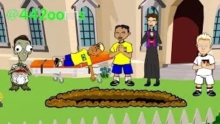 🇧🇷BRAZIL vs GERMANY 1-7🇩🇪 Highlights Goals (World Cup 2014 Semi-Final Cartoon 8.7.14)