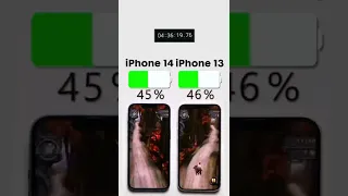 iPhone 14 vs. iPhone 13 Battery Test🔋Subscribe for more ✌🏼