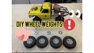 Budget wheel weights for your crawler!