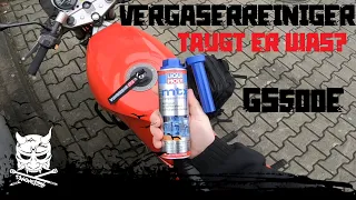 Vergaserreiniger im Test in der GS500E! Taugt das was? :) MotoVlog [020]