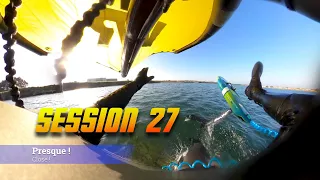 wing foil session 27 - vent leger et pumping -  light wind and pumping