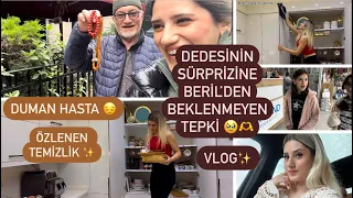 DEDESİNDEN BERİL’E SÜRPRİZ🎁BERİL’İN ÇOK ŞAŞIRTAN TEPKİSİ🥹TEMİZLİK✨VLOG