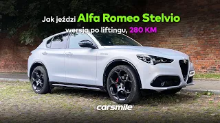 280-konną Alfą Stelvio w trasę