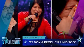 Sandra es "La máquina de la cumbia" y atrapó a Abel Pintos - Got Talent Argentina 2023