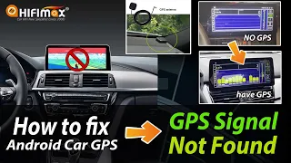 Android Car Stereo No GPS signal/ GPS not found trouble fixed, GPS 4G LTE antenna install guide!