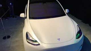 Live at the Model Y unveiling!!!