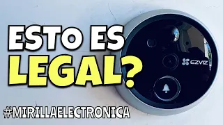 ANTES de COMPRAR la MIRILLA electrónica DP2 de EZVIZ te cuento si es LEGAL su instalación