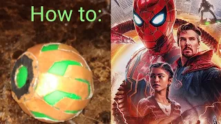 How to make Green Goblin's pumpkin bomb! (Easy step by step) (+Free templates) -DIY no way home. 🕷🕸