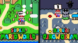 Super Mario World (Inverted) - dlroW oiraM repuS (Mirror Mode). ᴴᴰ