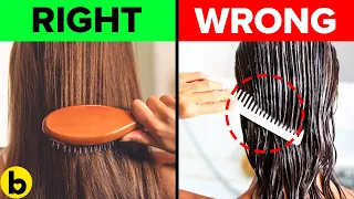 17 Hair Habits That Are Actually Damaging Your Hair