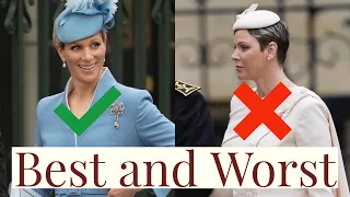 Best and Worst Coronation Guests Looks - From Zara Phillips Tindall to Princess Charlene