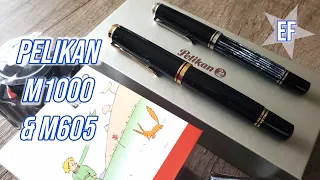 Pelikan M1000 & M605 Black Tortoiseshell (EF) Comparison & Review