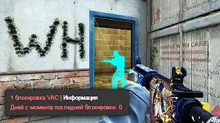 ЖЁСТКИЙ ЧИТЕР ПОЛУЧИЛ VAC BAN ПРЯМО В ИГРЕ - CS:GO