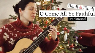 O Come All Ye Faithful on classical guitar