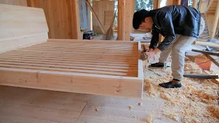 I Made A Floating Bed And The Result Exceeded My Expectations! | Carpenter Anxu