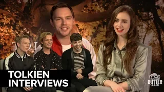 Tolkien Interviews | Nicholas Hoult, Lily Collins, Patrick Gibson, Tom Glynn Carney, & Anthony Boyle