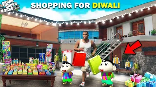 GTA 5 : Franklin & Shinchan Shopping For Diwali Celebration In Ultimate New Luxury House GTA 5 !