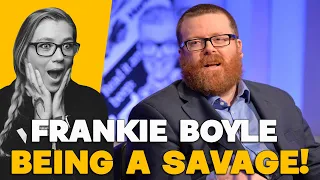 MOST SAVAGE FRANKIE BOYLE MOMENTS | AMERICAN REACTS | AMANDA RAE