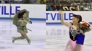 伊藤みどり Midori Ito - 1992 Albertville Olympics Exhibition "Over The Rainbow", "On My Own"