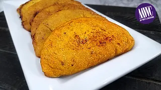 EMPANADAS DE PLATANO AMARILLO O MADURO Rellenas de carne de res y queso