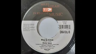 Richie Spice - Wrap Up A Draw - VP Records (Digital B) 7inch 2008