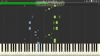 Sonic the Hedgehog 2 - Chemical Plant Zone Theme Piano Tutorial Synthesia