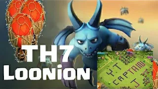 A perfect Loonion attack th7 clash of clan /check it out