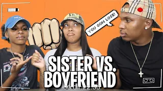 WHO KNOWS ME BEST ❓ SISTER VS BABYDADDY 🥊😯 ***IT GETS SERIOUS *** WATCH FULL VIDEO